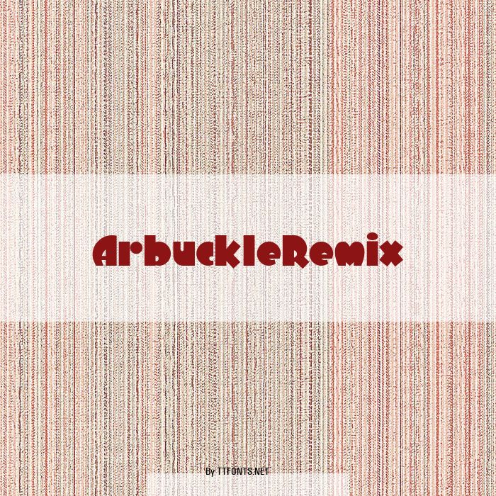 ArbuckleRemix example