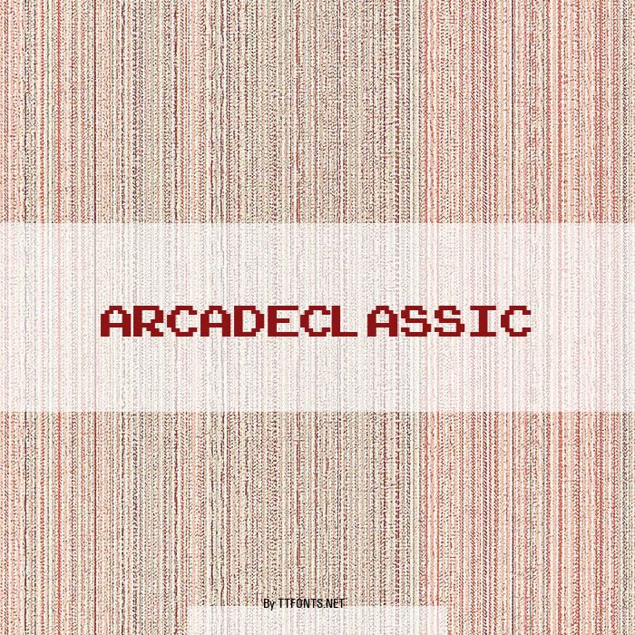 ArcadeClassic example