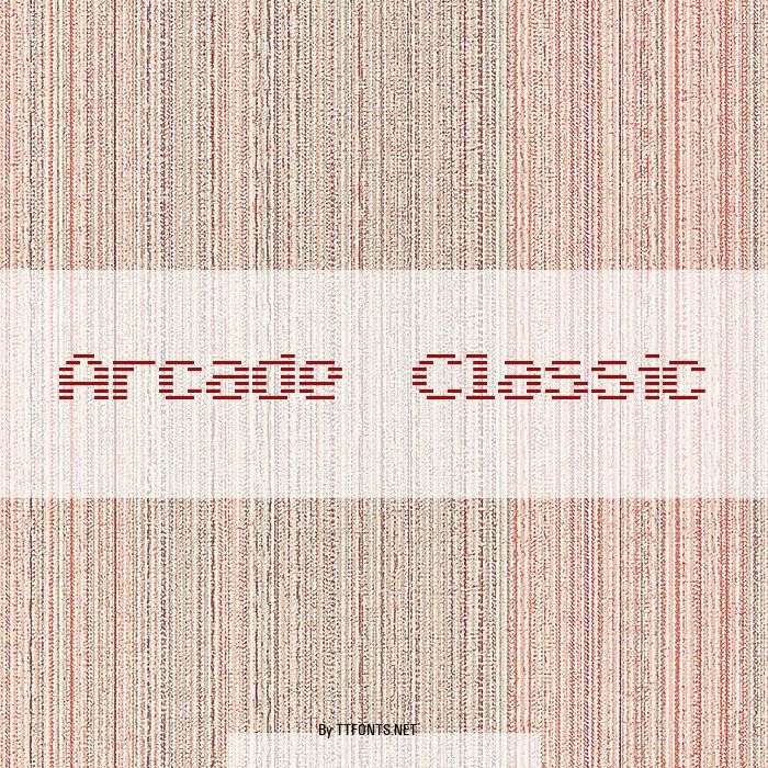 Arcade Classic example