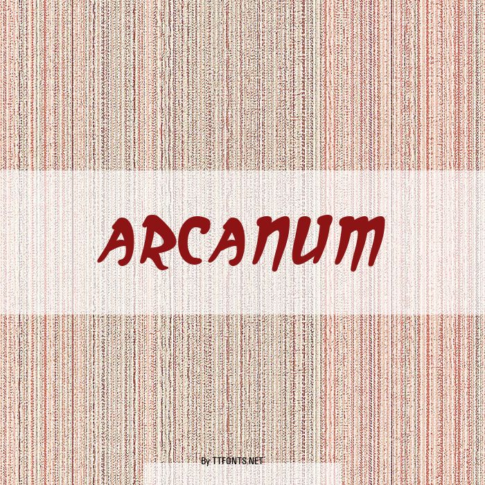 Arcanum example