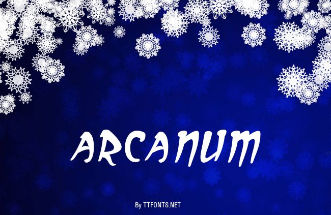 Arcanum example