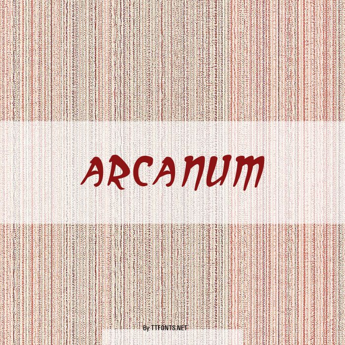 Arcanum example