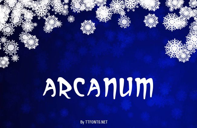 Arcanum example