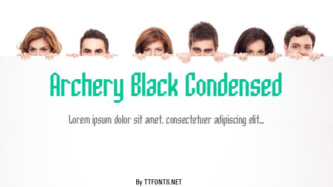 Archery Black Condensed example