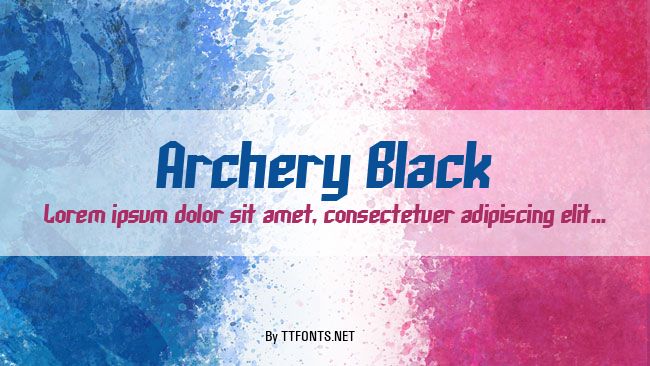 Archery Black example