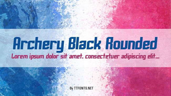 Archery Black Rounded example