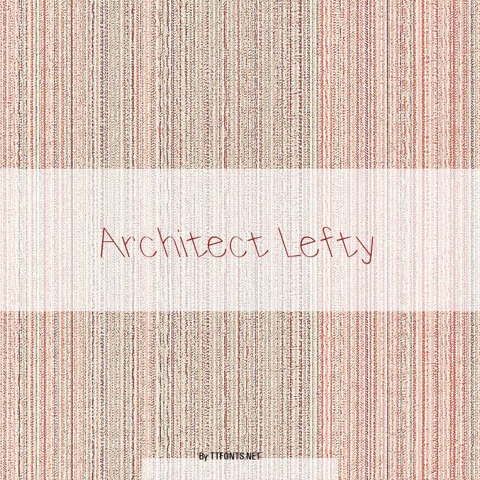 Architect Lefty example