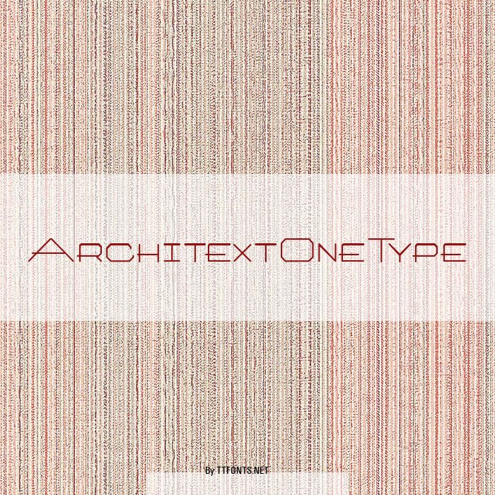ArchitextOneType example