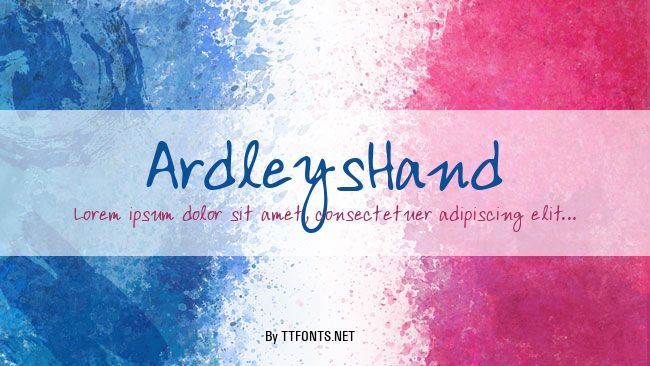 ArdleysHand example
