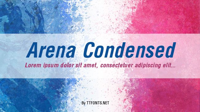 Arena Condensed example