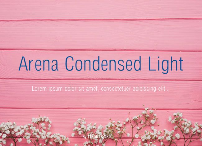 Arena Condensed Light example