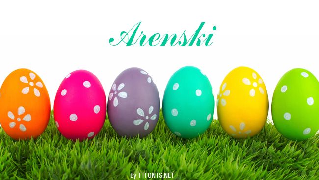 Arenski example