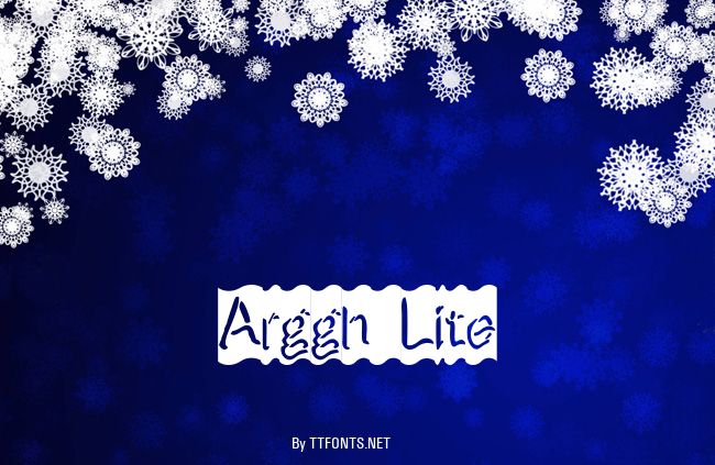 Arggh Lite example