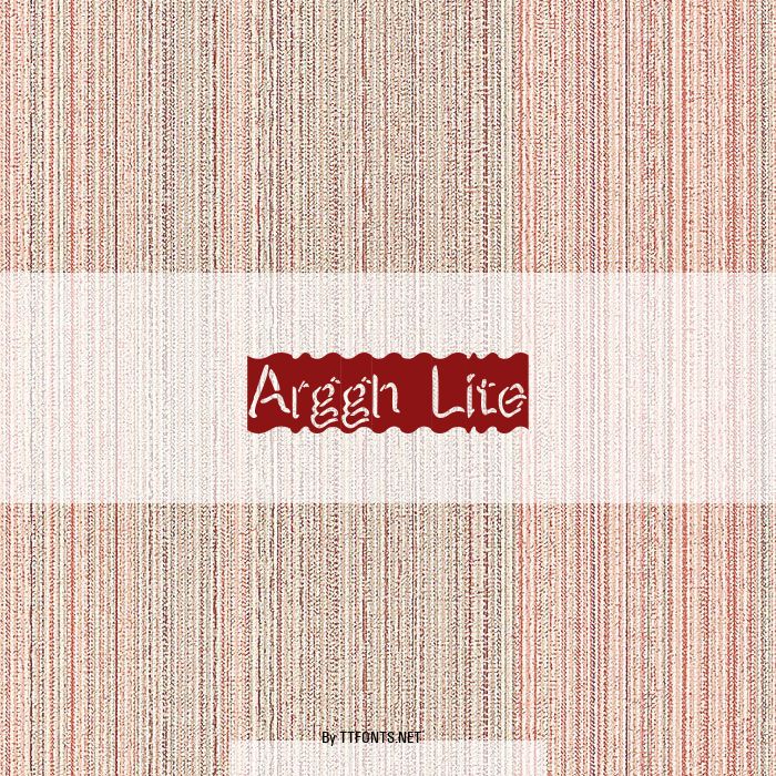 Arggh Lite example