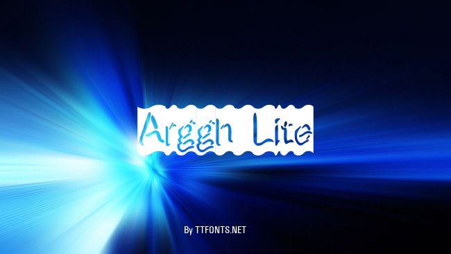 Arggh Lite example