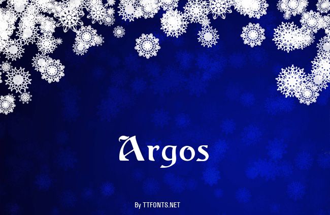 Argos example