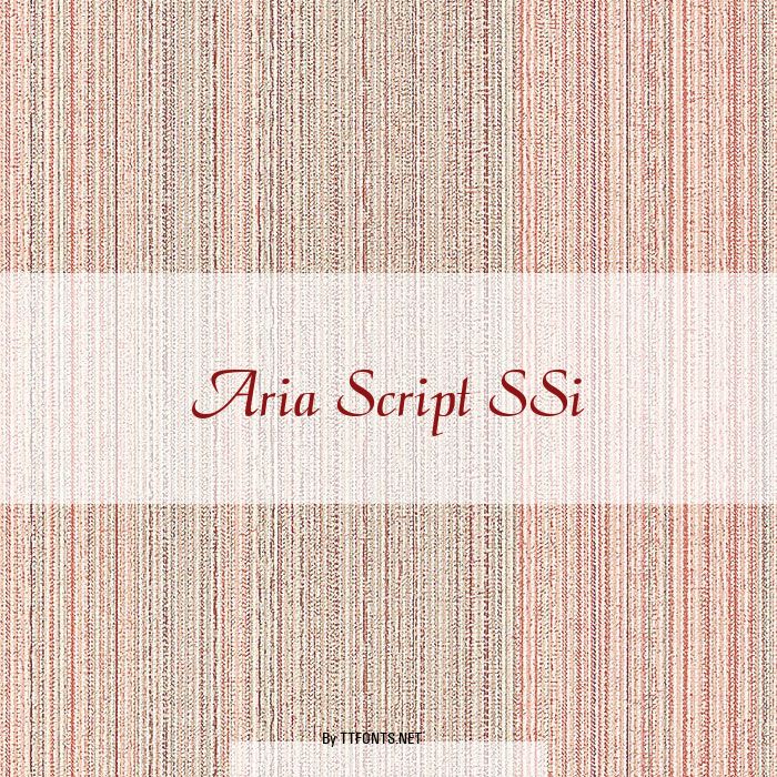 Aria Script SSi example