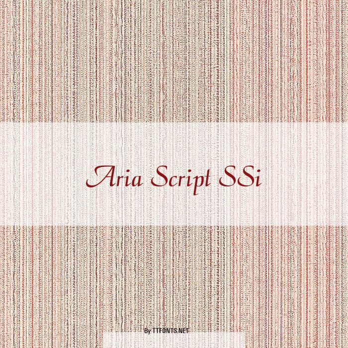 Aria Script SSi example