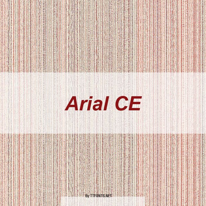 Arial CE example