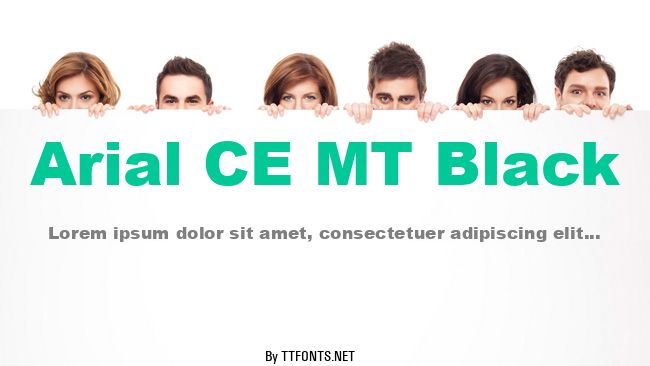 Arial CE MT Black example