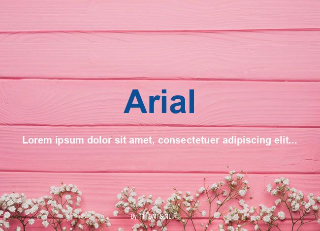 Arial example