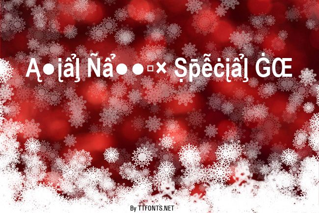 Arial Narrow Special G2 example