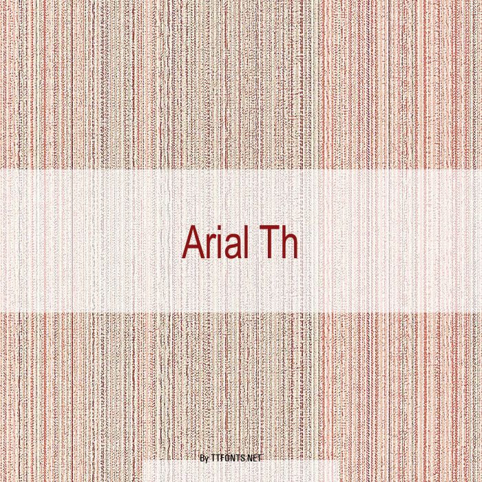 Arial Th example