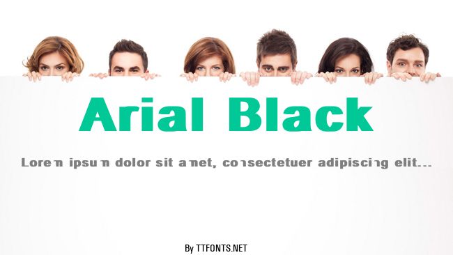 Arial Black example