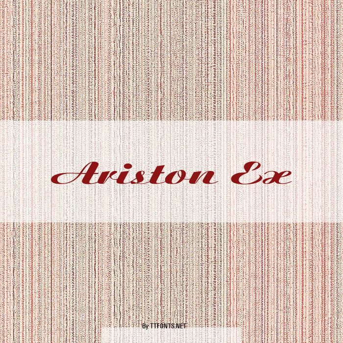 Ariston Ex example