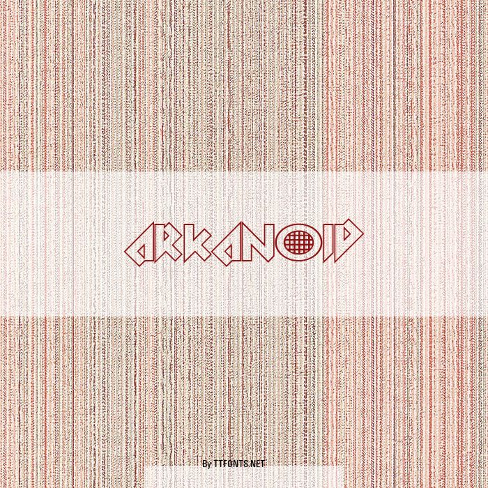 Arkanoid example