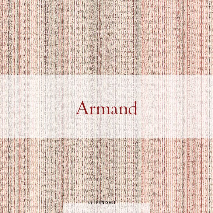 Armand example