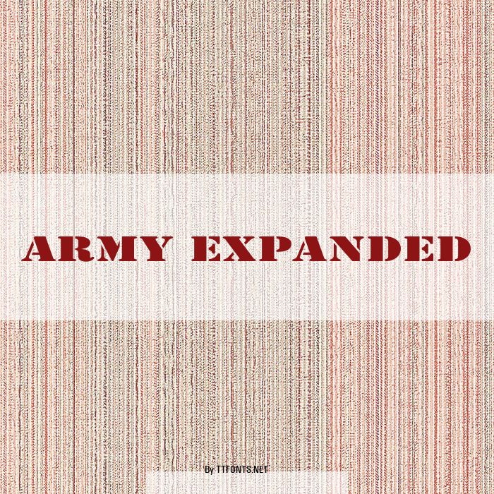 Army Expanded example