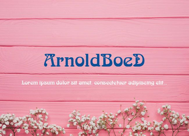 ArnoldBoeD example