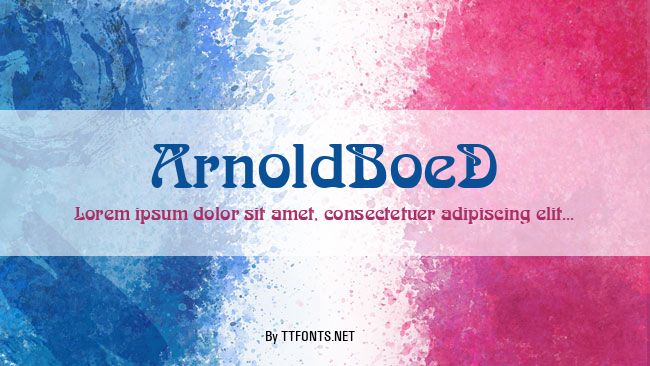 ArnoldBoeD example