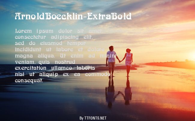 ArnoldBoecklin-ExtraBold example