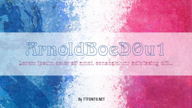 ArnoldBoeDOu1 example