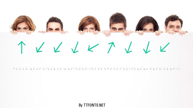ArrowFont example