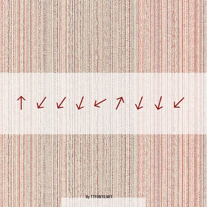 ArrowFont example