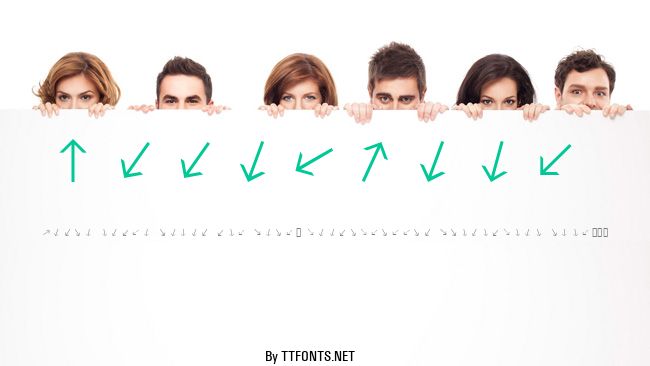 ArrowFont example