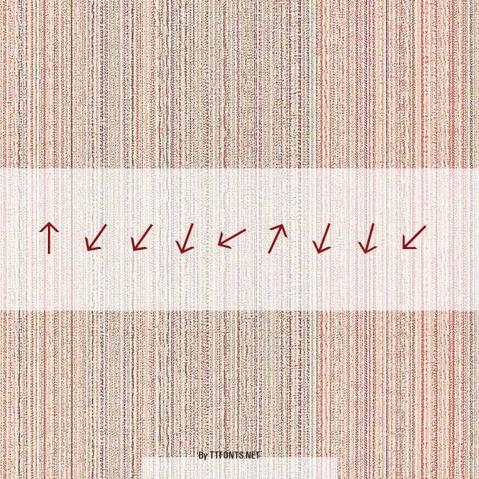 ArrowFont example