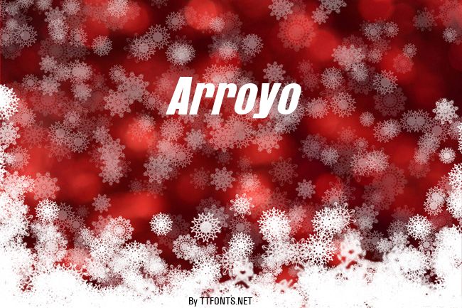 Arroyo example