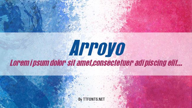 Arroyo example
