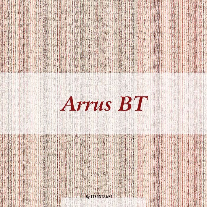Arrus BT example