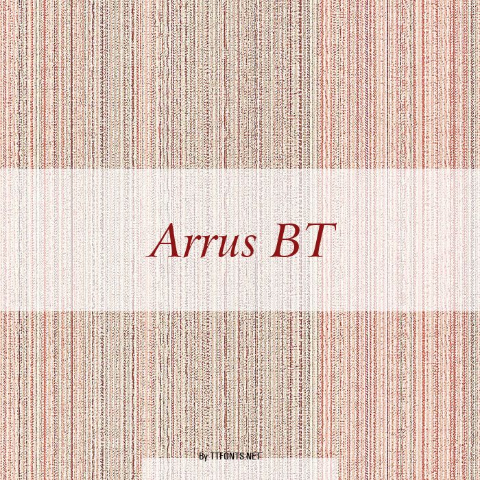 Arrus BT example