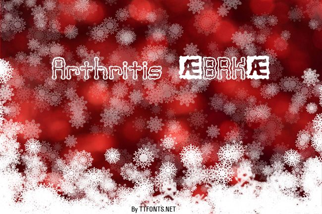 Arthritis (BRK) example