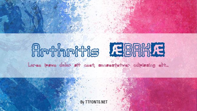 Arthritis (BRK) example