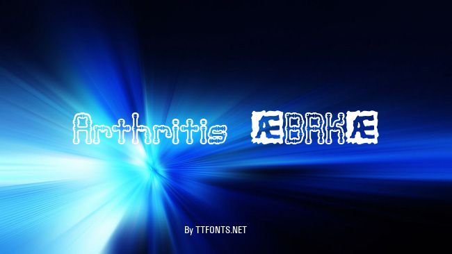 Arthritis (BRK) example