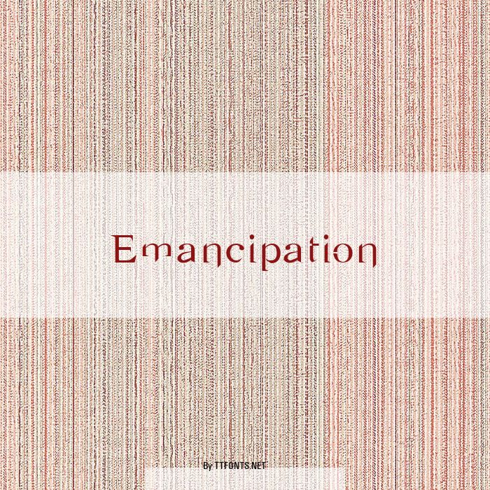 Emancipation example