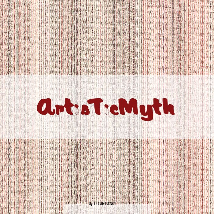 ArtisTicMyth example