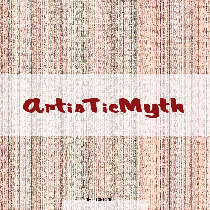 ArtisTicMyth example